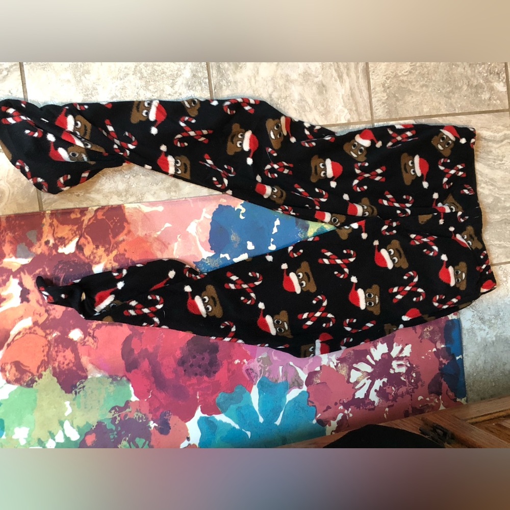 Christmas poop emoji pj pants